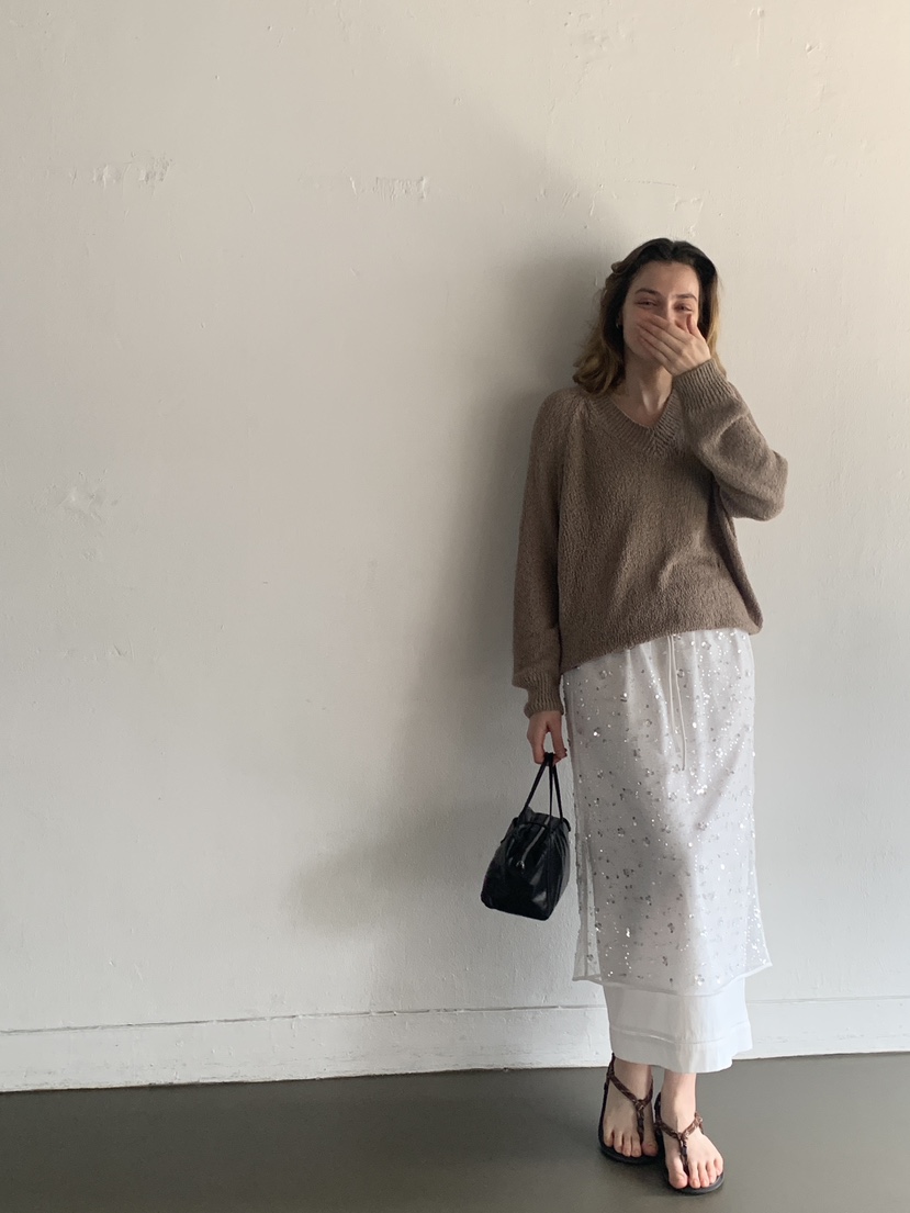 LOGARDEN韓國直郵㊣女裝新款人氣休閑推薦熱賣25春夏時尚長裙LO GARDEN長裙