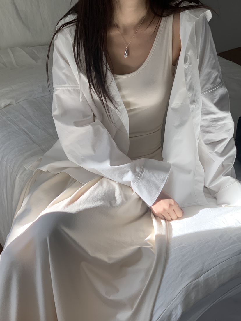 LOGARDEN韓國直郵㊣東大門實拍女裝新品休閑25春夏襯衫蕾絲衫LO GARDEN襯衫/蕾絲衫