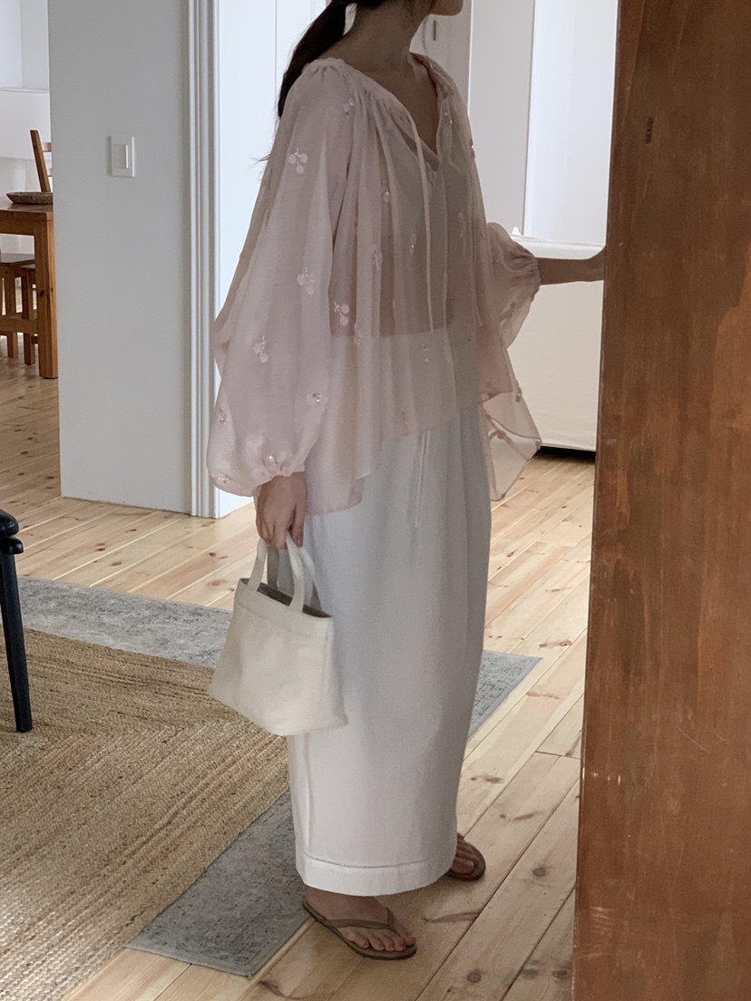 LOGARDEN韓國直郵㊣東大門實拍女裝新款推薦25春夏襯衫蕾絲衫LO GARDEN襯衫/蕾絲衫