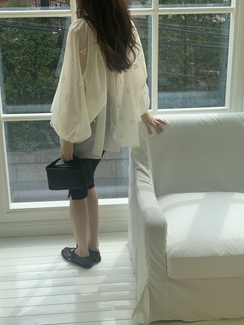 LOGARDEN韓國直郵㊣東大門實拍女裝新款推薦25春夏襯衫蕾絲衫LO GARDEN襯衫/蕾絲衫
