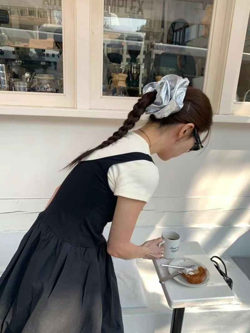 SPRING韓國直郵㊣東大門實拍女裝新品時尚25春夏連衣裙不含內搭SPRING連衣裙
