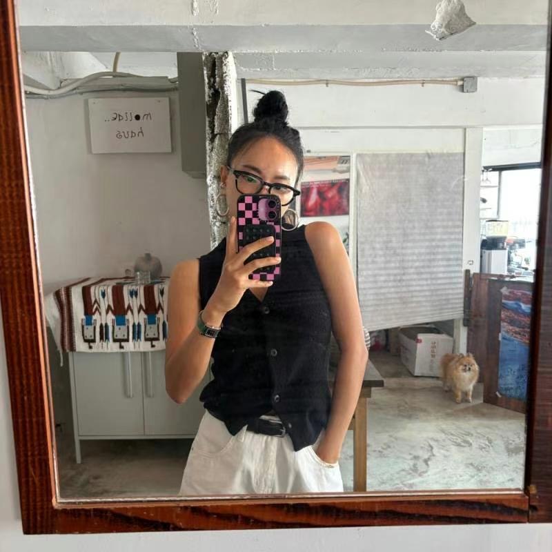 SPRING韓國㊣直郵東大門代購女裝新品熱賣休閑25春夏吊帶背心SPRING吊帶/背心圖色3