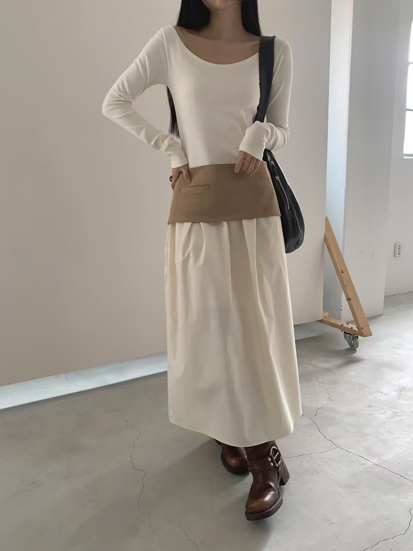 OWL韓國直郵㊣東大門實拍女裝新品休閑時尚推薦人氣25春夏連衣裙OWL連衣裙
