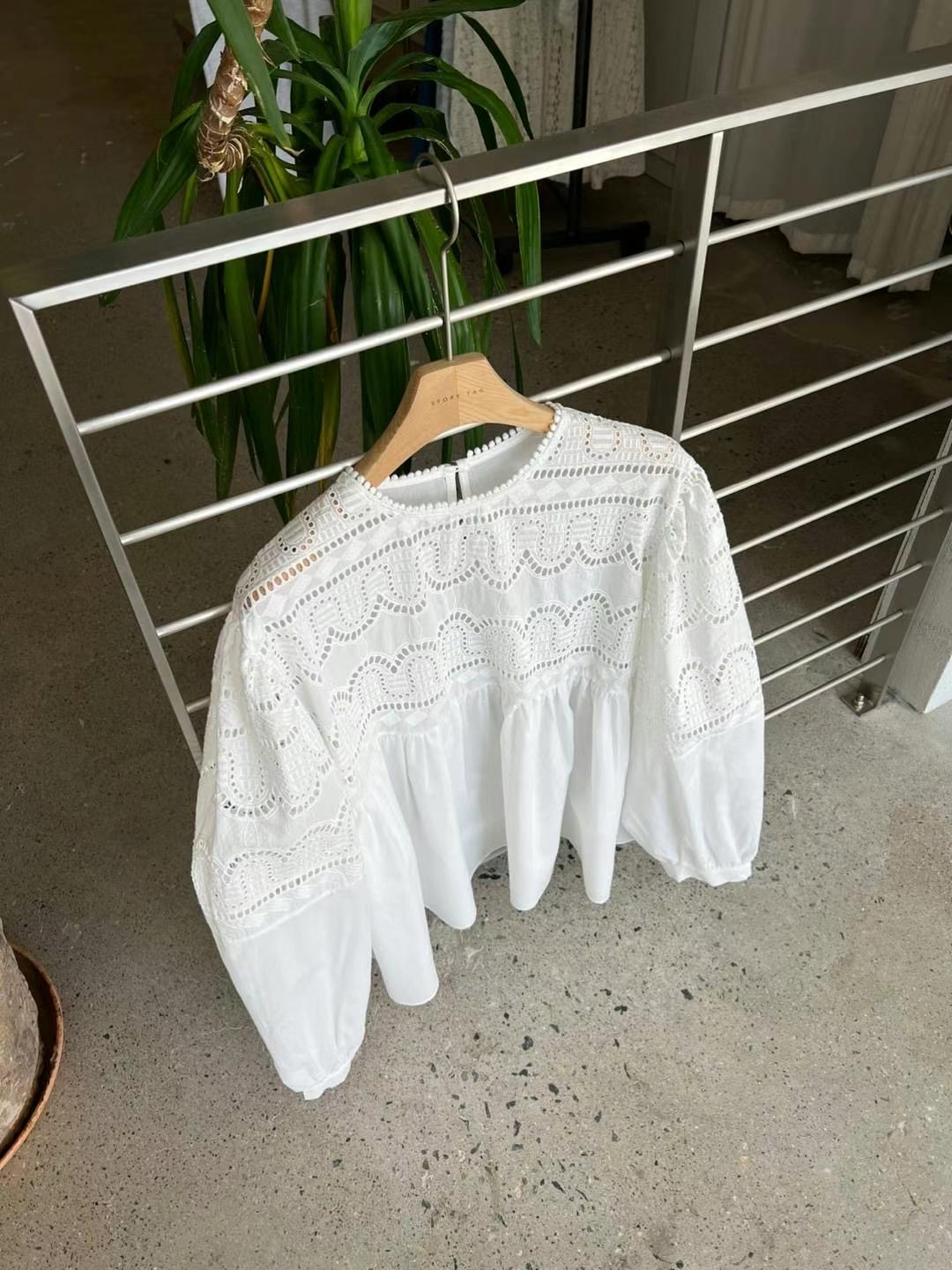 STORY TAG韓國直郵㊣東大門實拍女裝新品熱賣25春夏襯衫蕾絲衫STORY TAG襯衫/蕾絲衫