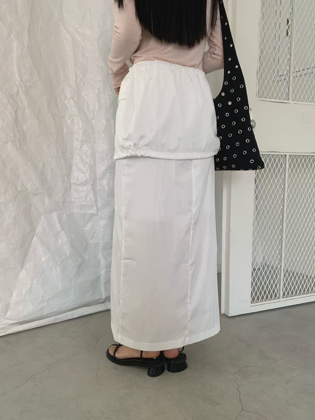OWL直郵韓國代購㊣女裝新款推薦休閑人氣熱賣時尚25春夏長裙OWL長裙
