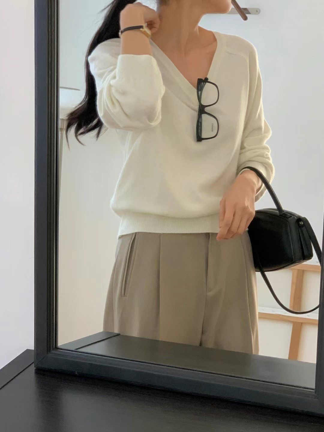 THE LIB直郵韓國代購㊣女裝新品休閑推薦時尚25春夏針織衫羊絨THE LIB針織衫