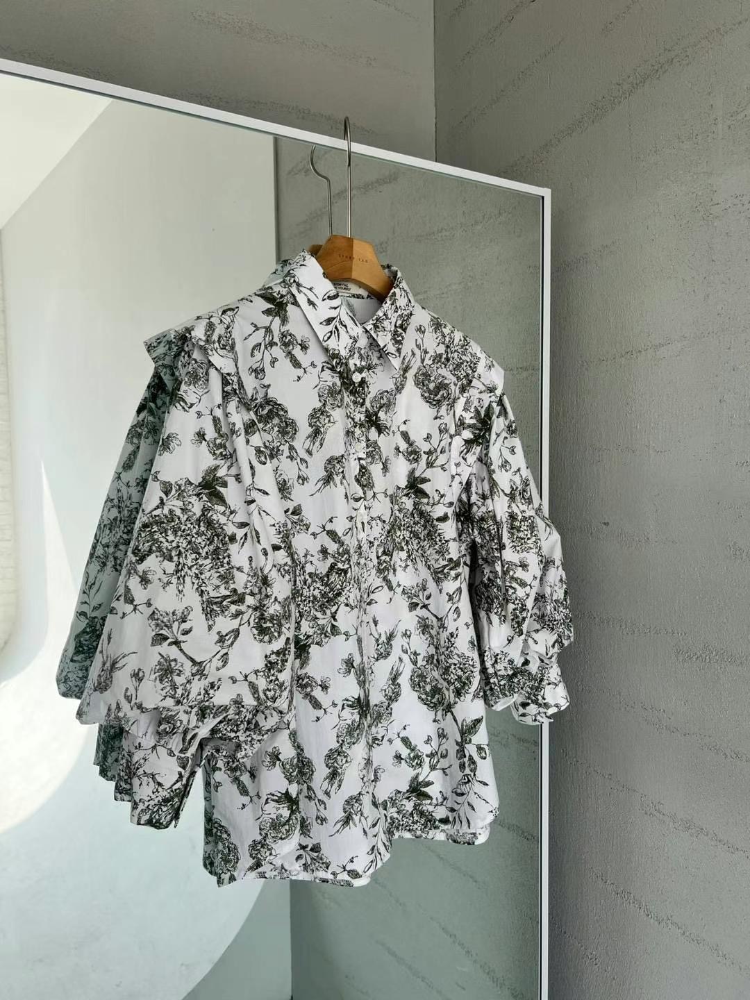 STORY TAG直郵韓國代購㊣女裝新款25春夏推薦人氣襯衫蕾絲衫STORY TAG襯衫/蕾絲衫圖色3