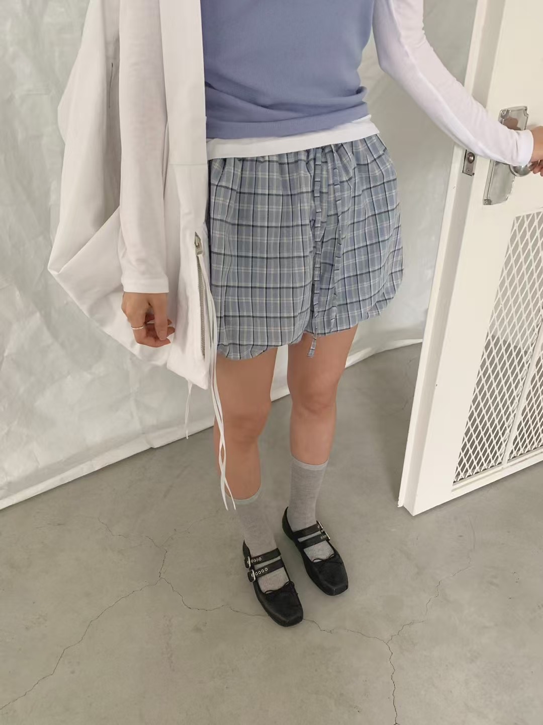 OWL韓國㊣直郵東大門代購女裝新款推薦25春夏休閑時尚人氣短褲OWL短褲