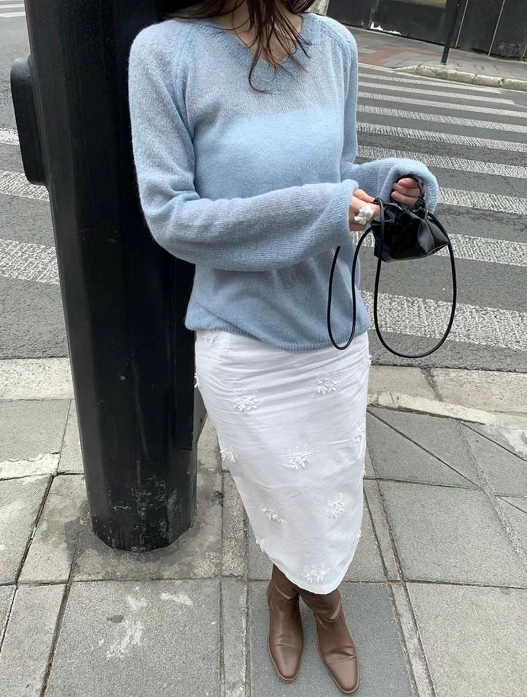 SPRING韓國㊣直郵東大門代購女裝新品人氣熱賣半身裙中短裙SPRING半身裙/中短裙