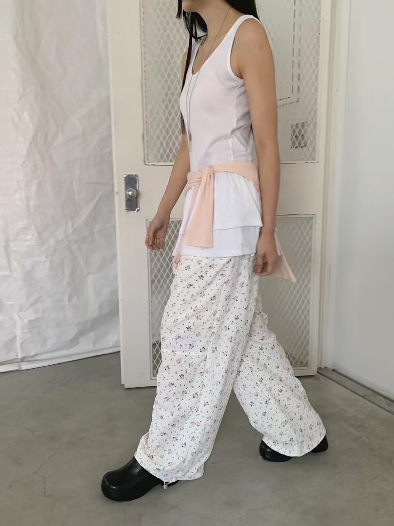 OWL韓國直郵㊣東大門實拍女裝新品25春夏時尚人氣休閑休閑褲OWL休閑褲