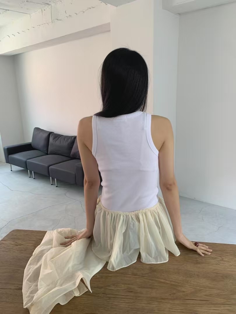 OWL直郵韓國代購㊣女裝新款推薦25春夏人氣休閑時尚吊帶背心OWL吊帶/背心