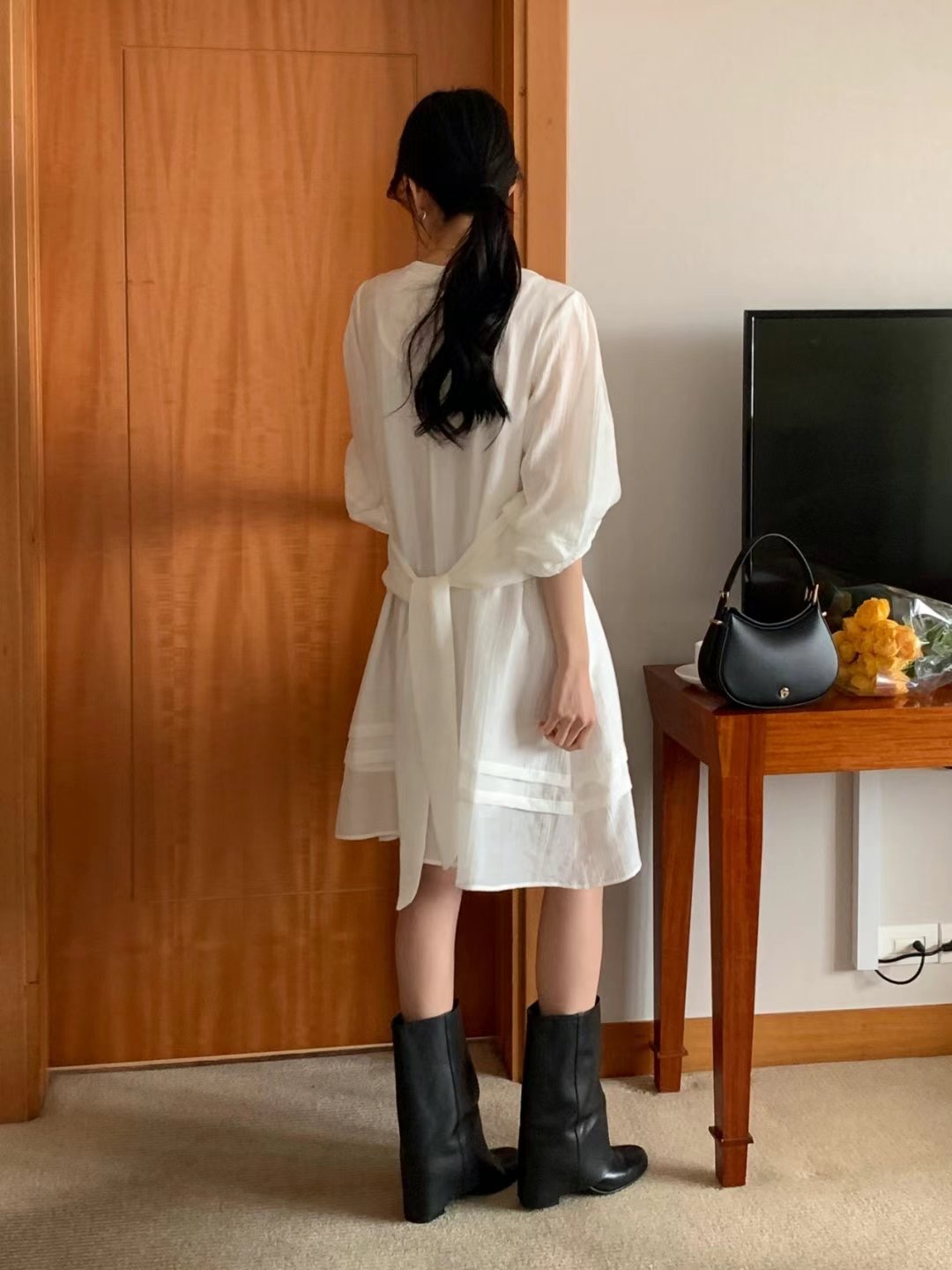 THE LIB直郵韓國代購㊣女裝新款人氣熱賣休閑時尚推薦連衣裙THE LIB連衣裙