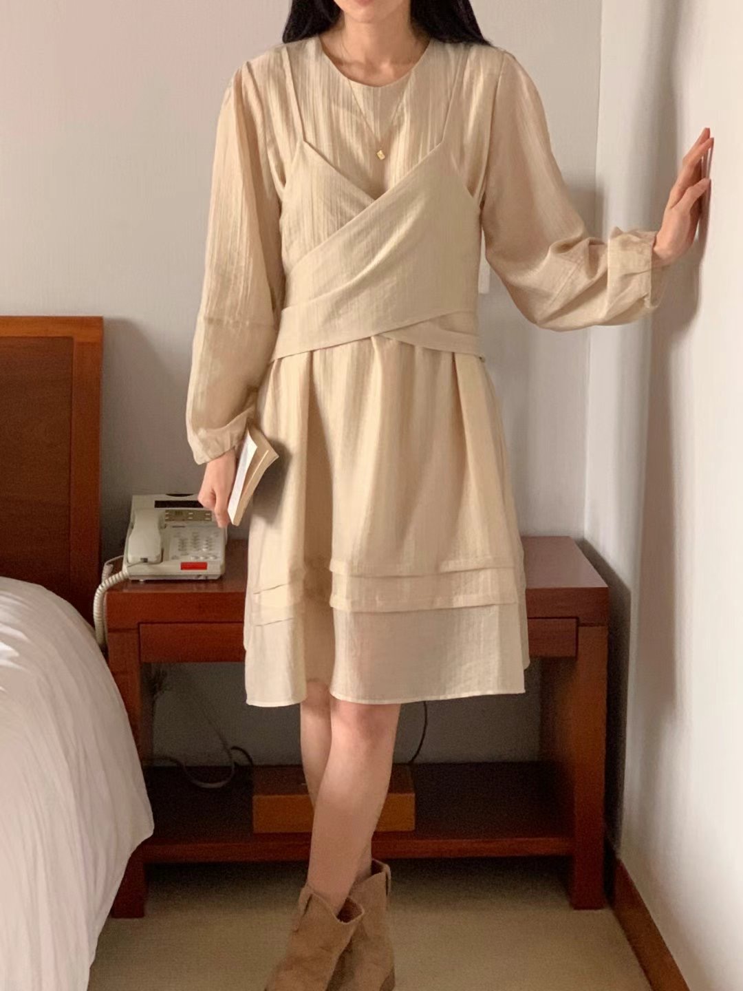 THE LIB直郵韓國代購㊣女裝新款人氣熱賣休閑時尚推薦連衣裙THE LIB連衣裙圖色2