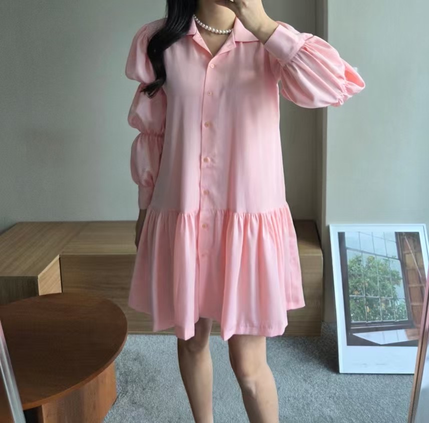 ALLURE韓國㊣直郵東大門代購女裝新品人氣休閑熱賣連衣裙綁帶ALLURE連衣裙