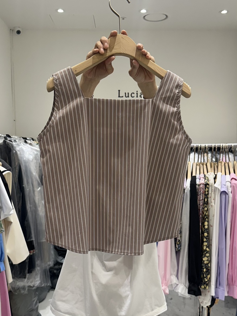 LUCIA直郵韓國代購㊣女裝新品推薦熱賣25春夏休閑人氣吊帶背心LUCIA吊帶/背心