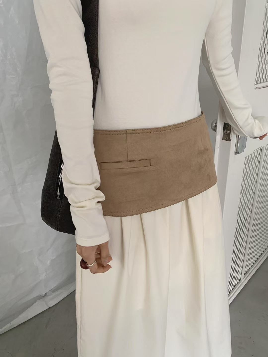 OWL直郵韓國代購㊣女裝新款熱賣休閑25春夏人氣時尚推薦腰帶OWL腰帶