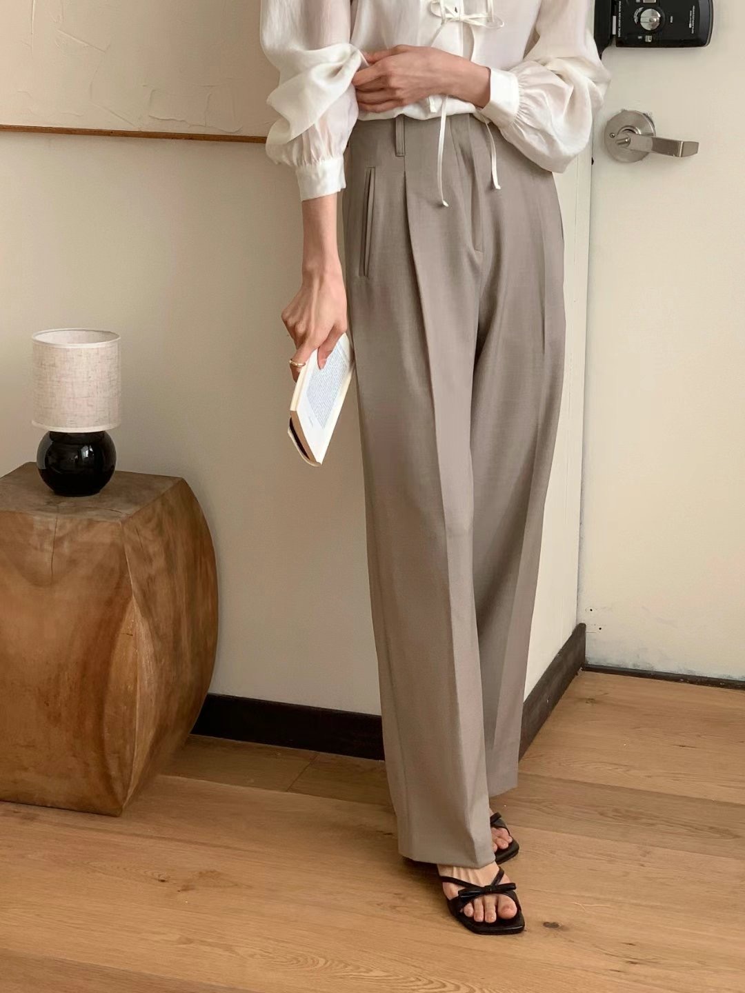 THE LIB韓國㊣直郵東大門代購女裝新款推薦熱賣人氣休閑褲THE LIB休閑褲