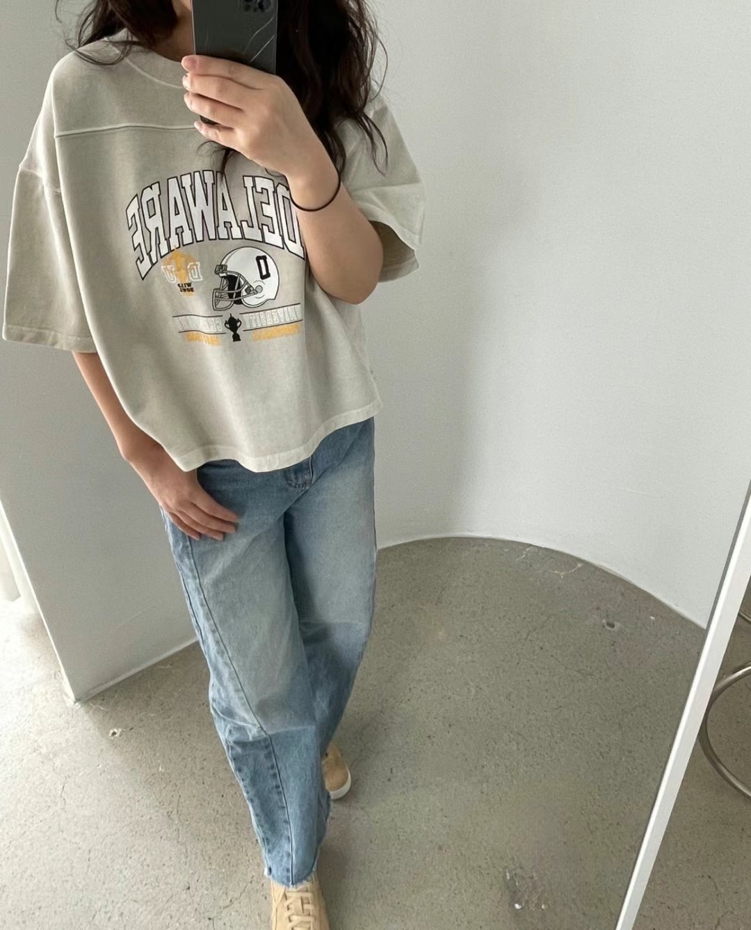 LABELPLUS31韓國直郵㊣東大門實拍女裝新品休閑時尚25春夏T恤LABELPLUS31T恤