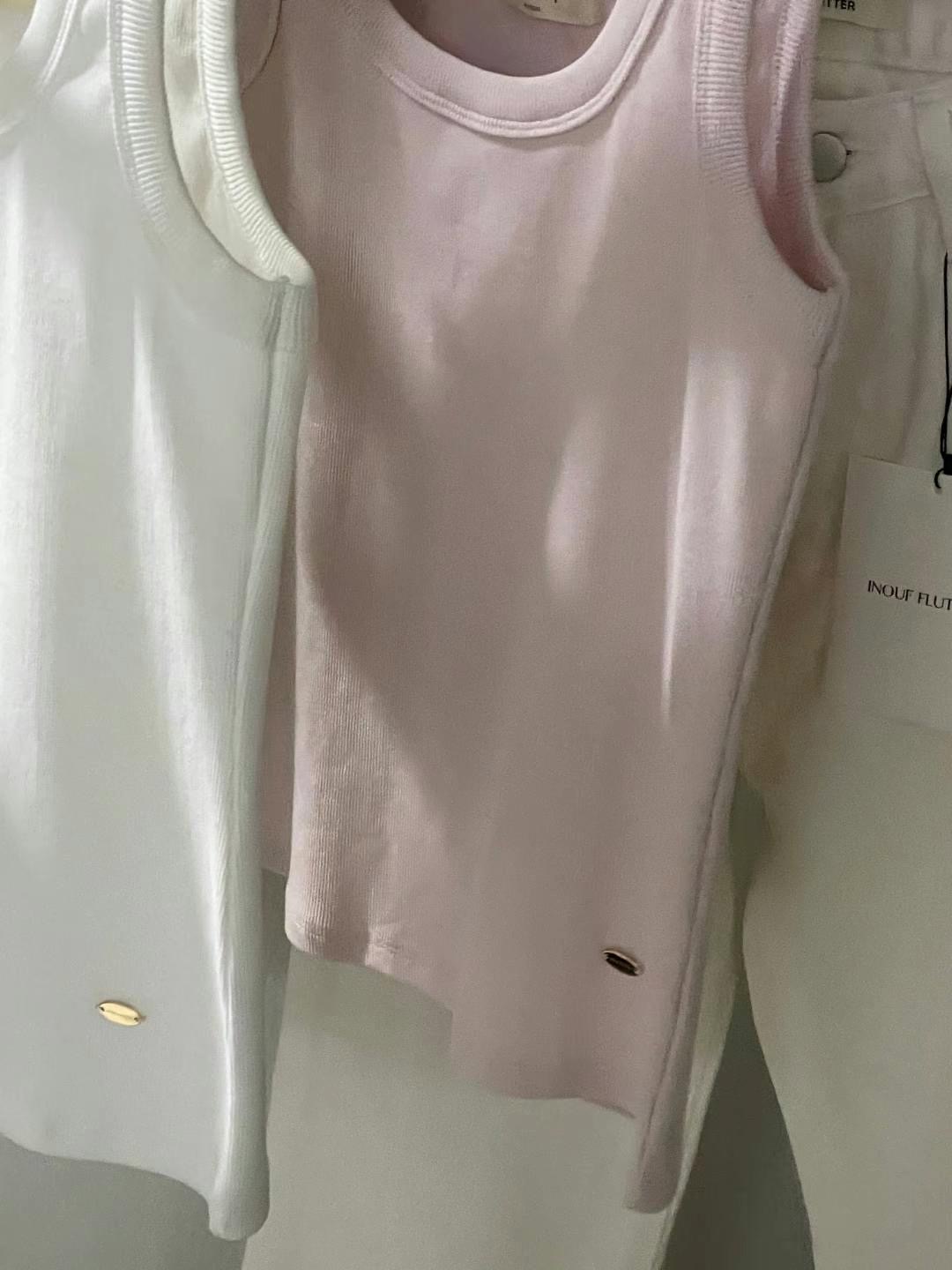 INOUF直郵韓國代購㊣女裝新款熱賣25春夏時尚推薦休閑吊帶背心INOUF/FLUTTER吊帶/背心