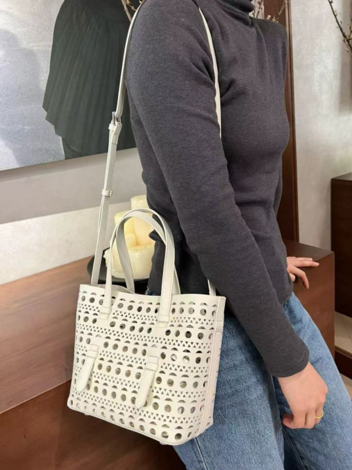 TROUVAILLE韓國直郵㊣東大門實拍女裝新款推薦25春夏手提包牛皮TROUVAILLE手提包