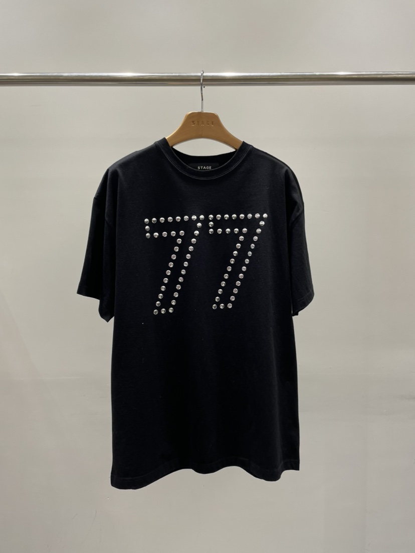 STAGE直郵韓國代購㊣女裝新品熱賣休閑推薦25春夏時尚人氣T恤STAGET恤圖色2