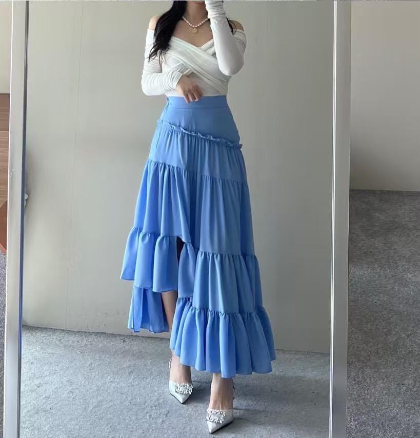 ALLURE直郵韓國代購㊣女裝新款人氣休閑時尚熱賣半身裙中短裙ALLURE半身裙/中短裙