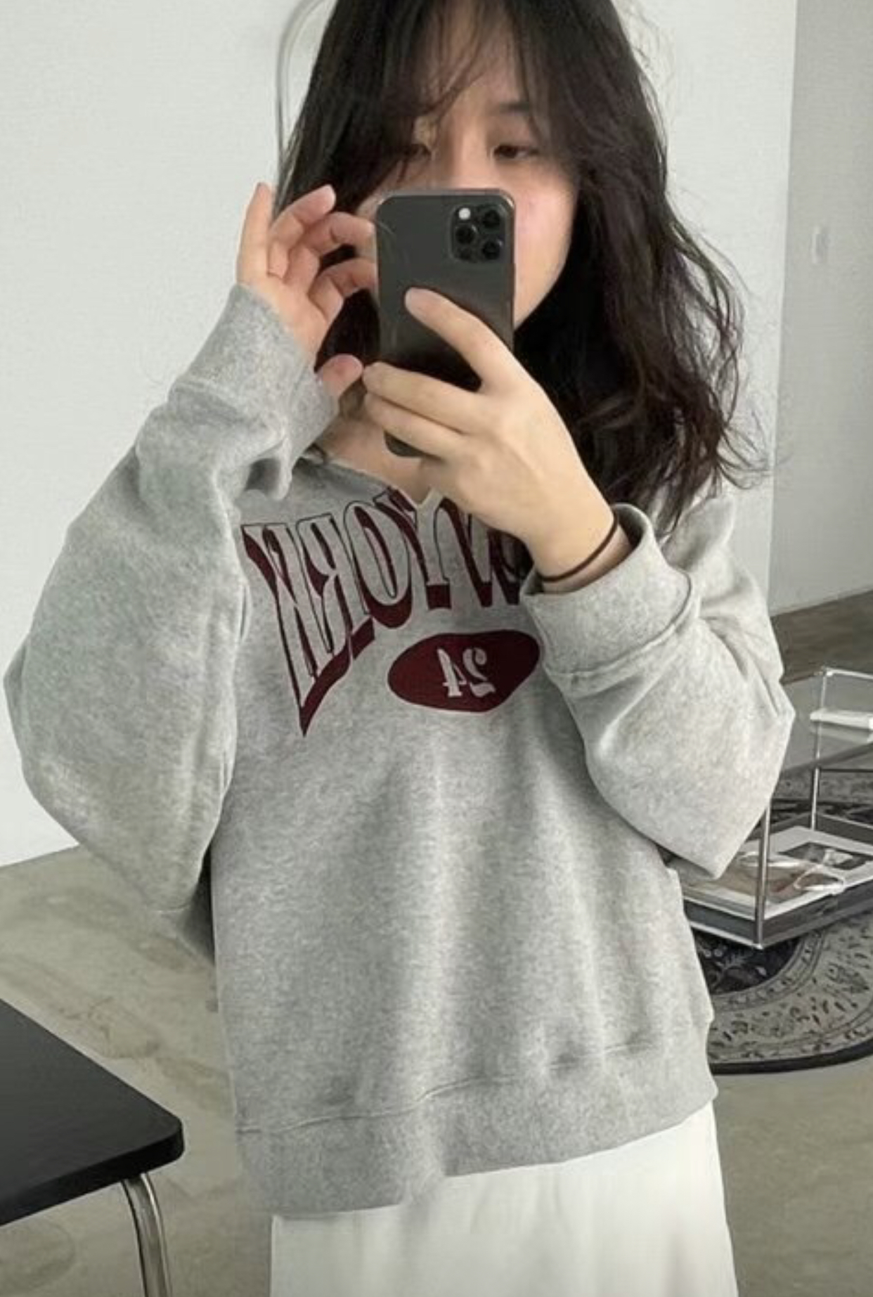 LABELPLUS31韓國直郵㊣女裝新品休閑時尚25春夏推薦熱賣衛衣LABELPLUS31衛衣