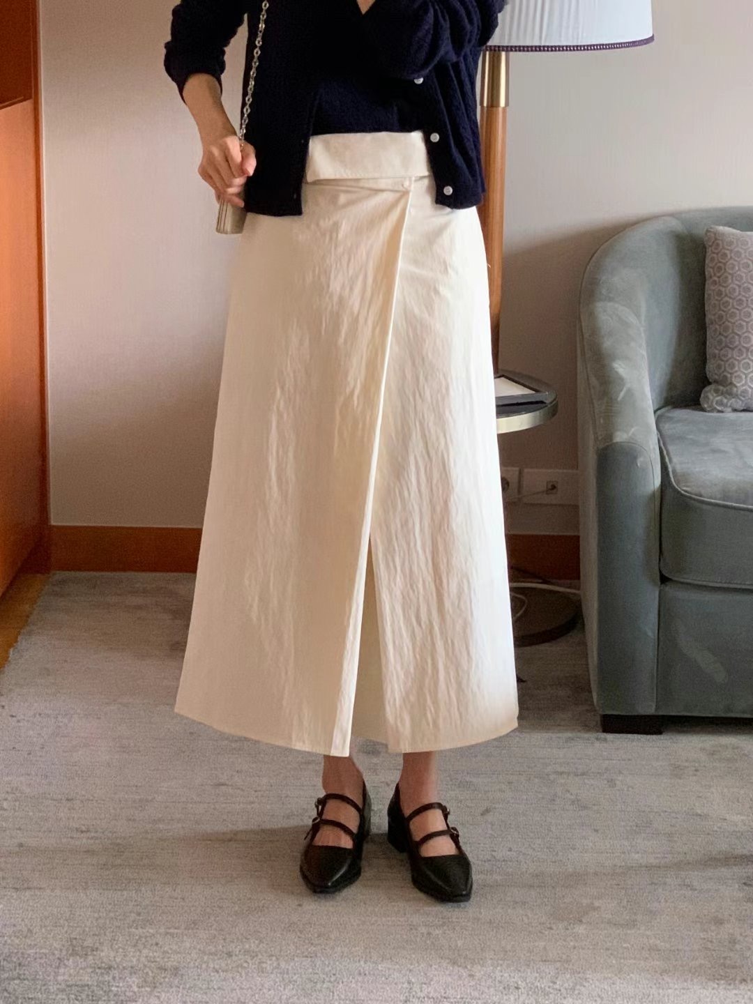 THE LIB韓國㊣直郵東大門代購女裝新品25春夏休閑推薦長裙THE LIB長裙