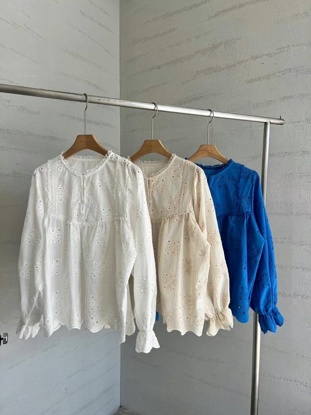 STORY TAG直郵韓國代購㊣女裝新品人氣時尚熱賣襯衫蕾絲衫STORY TAG襯衫/蕾絲衫