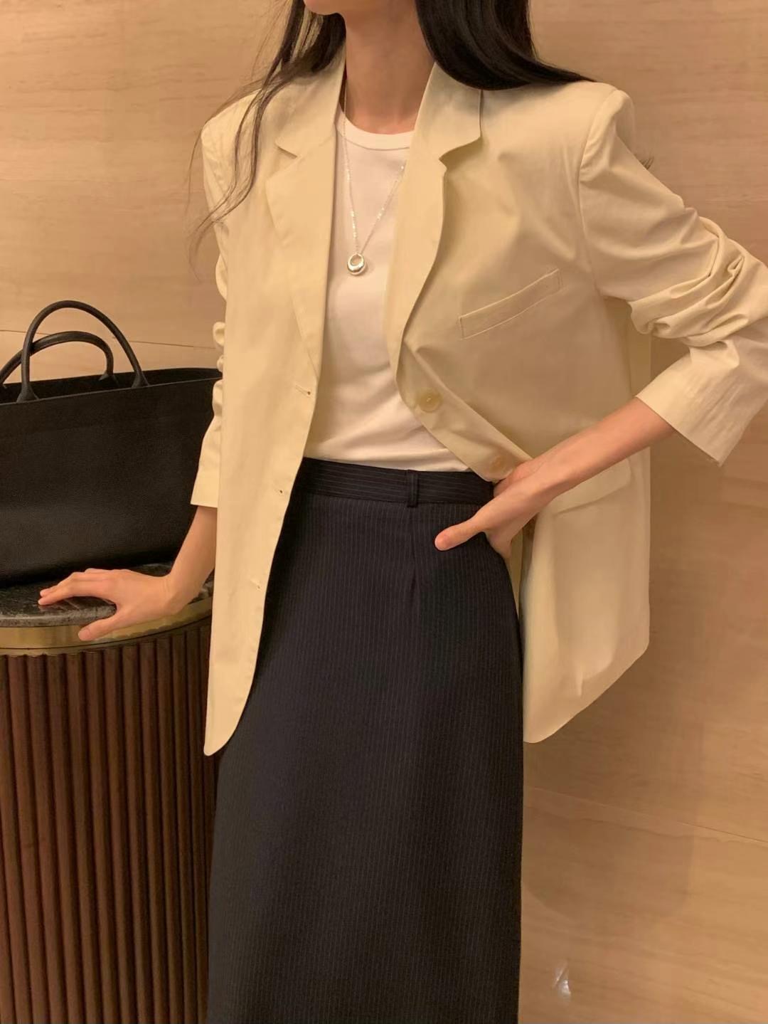 INOUF直郵韓國代購㊣女裝新品時尚人氣熱賣25春夏休閑推薦夾克INOUF/FLUTTER夾克