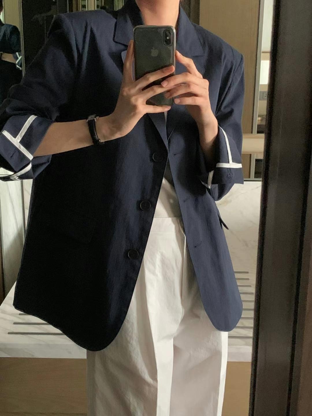 INOUF直郵韓國代購㊣女裝新品時尚人氣熱賣25春夏休閑推薦夾克INOUF/FLUTTER夾克
