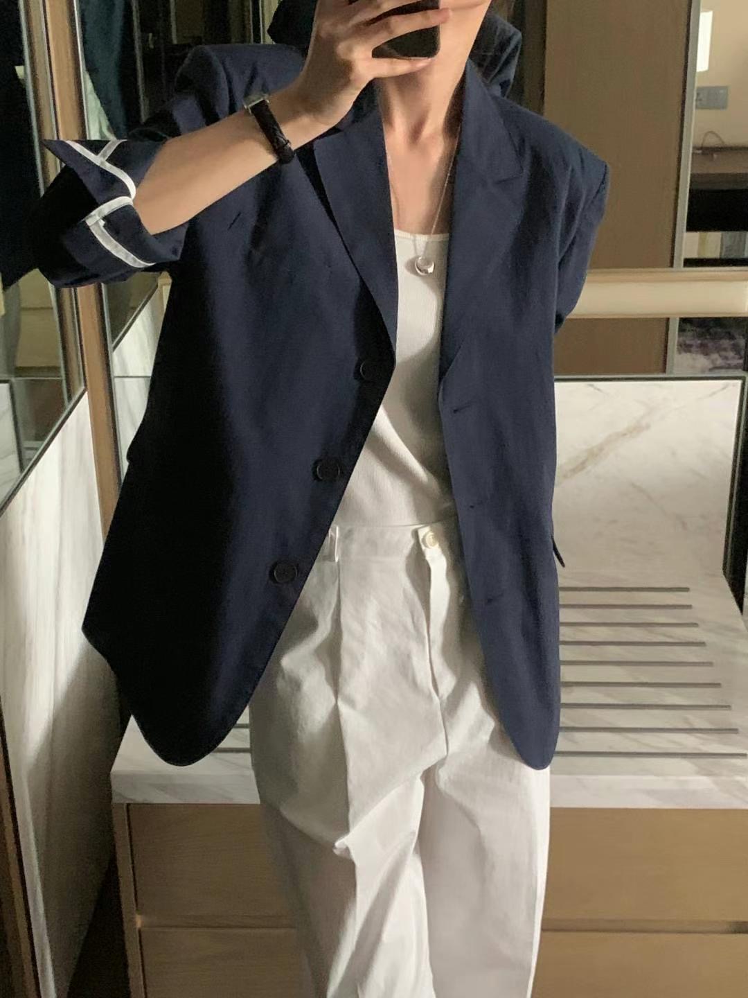 INOUF直郵韓國代購㊣女裝新品時尚人氣熱賣25春夏休閑推薦夾克INOUF/FLUTTER夾克圖色2
