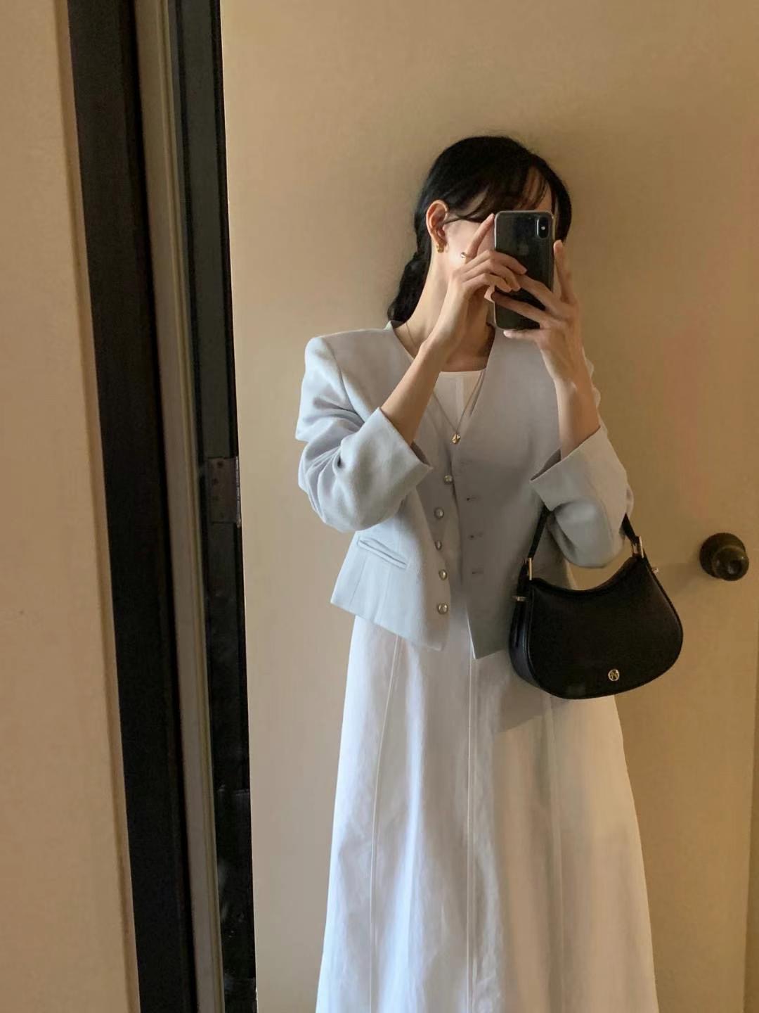 INOUF韓國直郵㊣東大門實拍女裝新款推薦熱賣人氣休閑時尚夾克INOUF/FLUTTER夾克