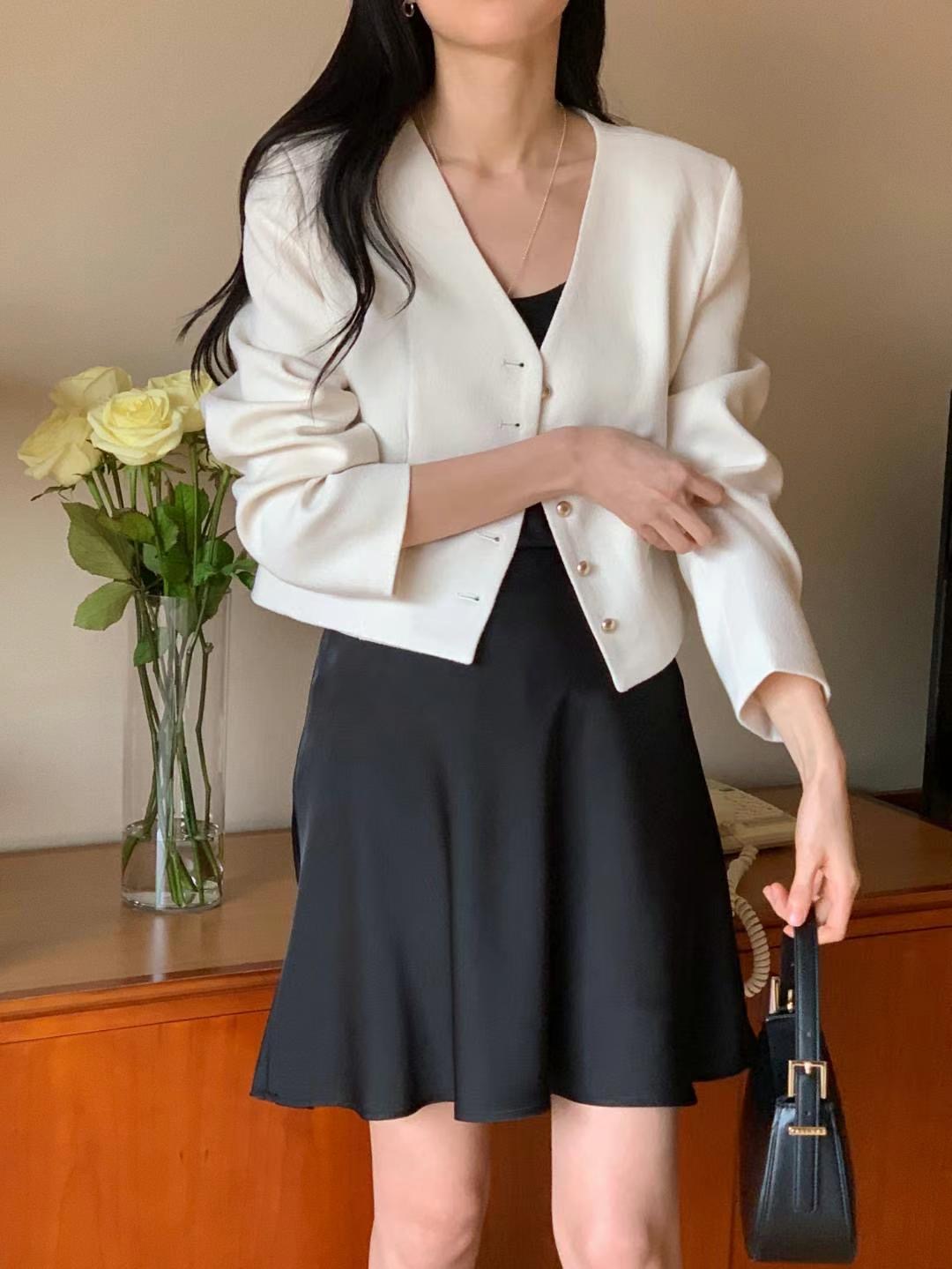 INOUF韓國直郵㊣東大門實拍女裝新款推薦熱賣人氣休閑時尚夾克INOUF/FLUTTER夾克