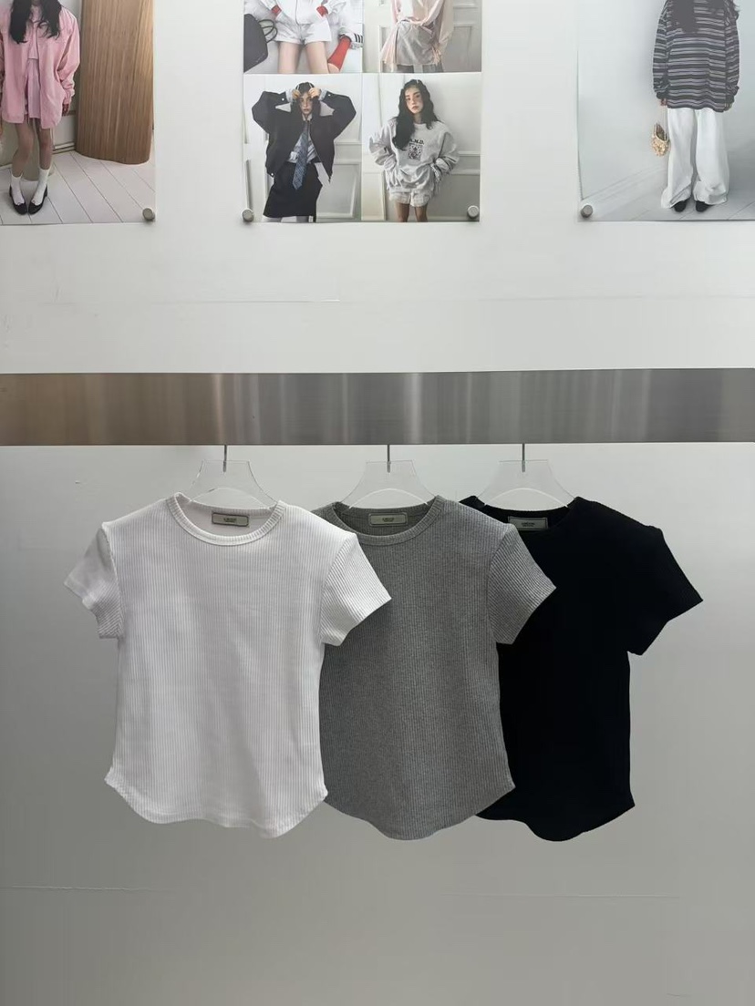 AMOOD韓國㊣直郵東大門代購女裝新品推薦休閑人氣25春夏T恤AMOODT恤