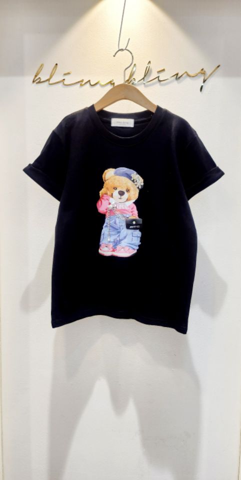 RICO直郵韓國代購㊣女裝新品休閑推薦人氣時尚熱賣25春夏T恤bling bling/RICOT恤圖色2