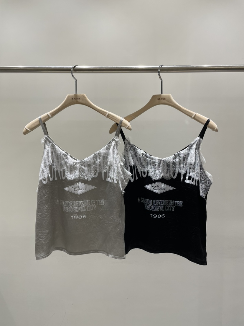 STAGE韓國直郵㊣東大門實拍女裝新品25春夏推薦休閑吊帶背心STAGE吊帶/背心