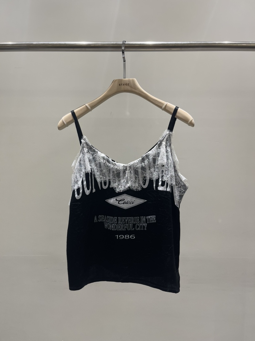STAGE韓國直郵㊣東大門實拍女裝新品25春夏推薦休閑吊帶背心STAGE吊帶/背心圖色2