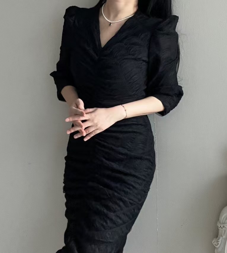 ALLURE韓國直郵㊣東大門實拍女裝新款人氣休閑熱賣連衣裙蕾絲ALLURE連衣裙