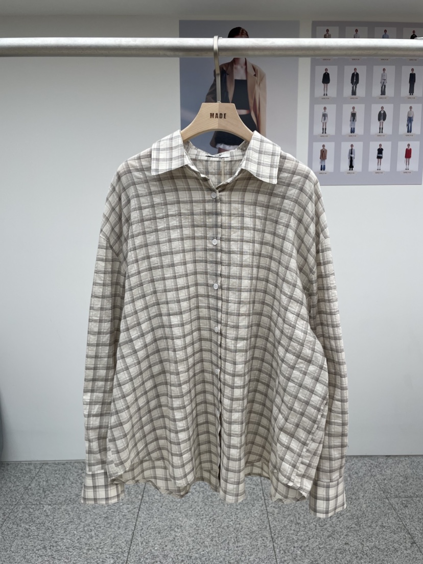 MADE-P韓國直郵㊣女裝新品25春夏人氣推薦休閑時尚襯衫蕾絲衫MADE-P襯衫/蕾絲衫圖色2