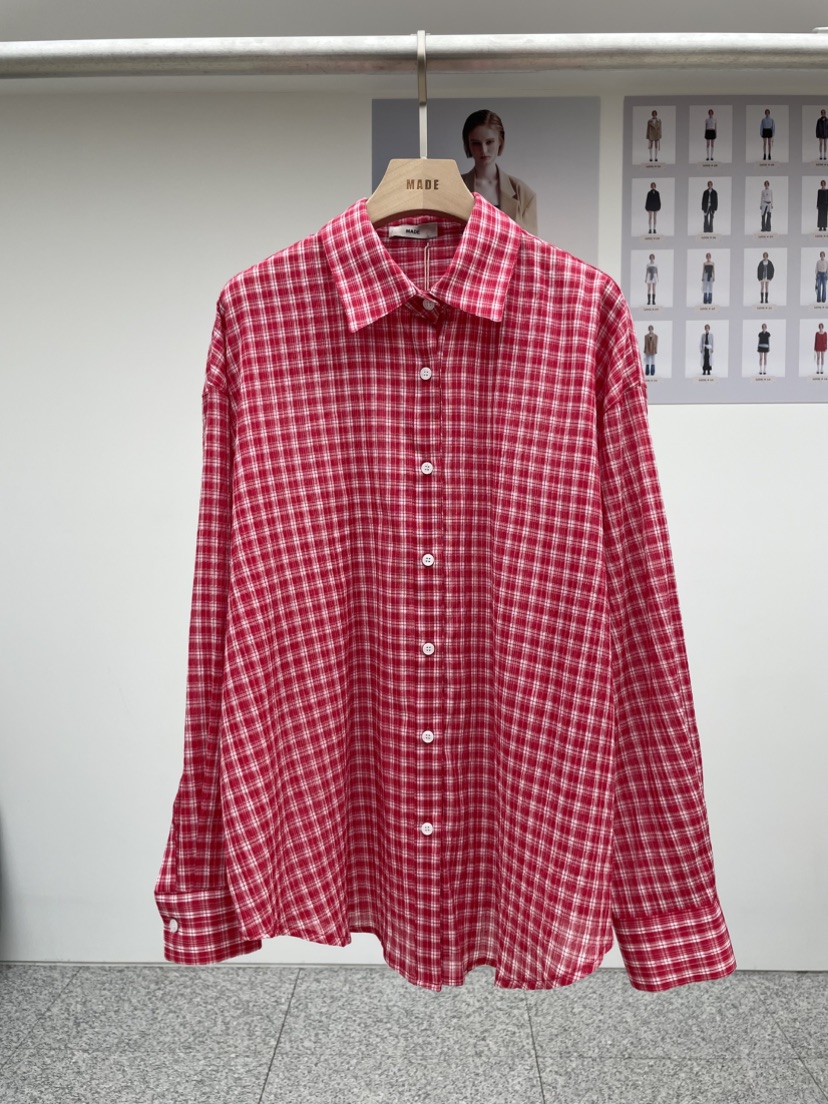 MADE-P韓國直郵㊣女裝新品25春夏人氣推薦休閑時尚襯衫蕾絲衫MADE-P襯衫/蕾絲衫圖色3