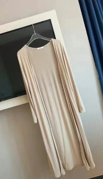 GLAM US韓國直郵㊣東大門實拍女裝新款休閑針織衫開衫長款GLAM US針織衫圖色2