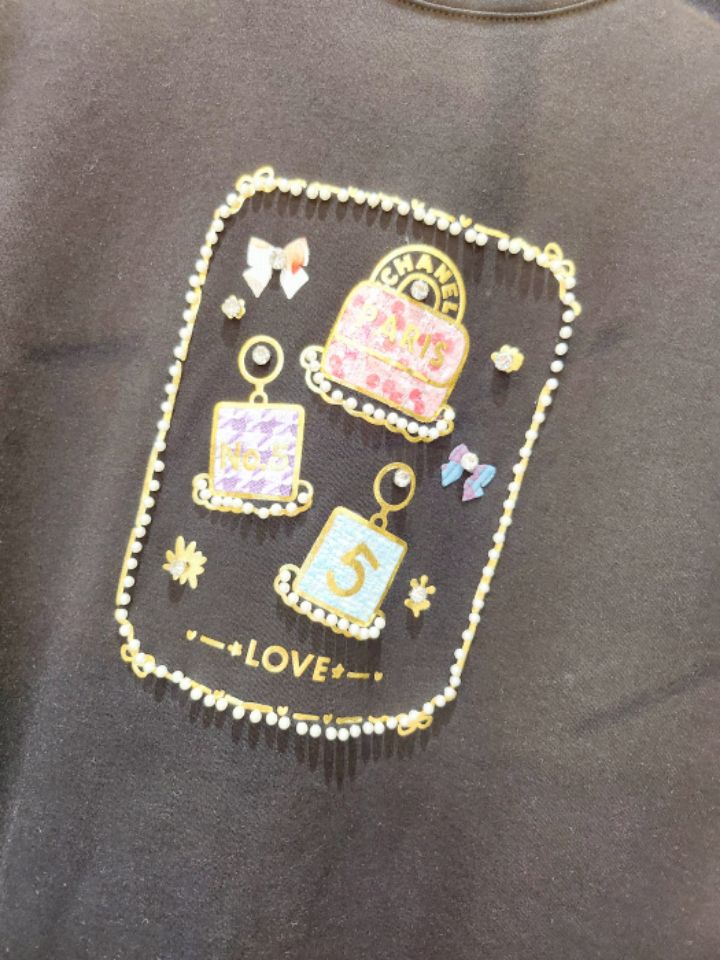 RICO韓國直郵㊣女裝新品時尚休閑人氣熱賣25春夏推薦T恤bling bling/RICOT恤