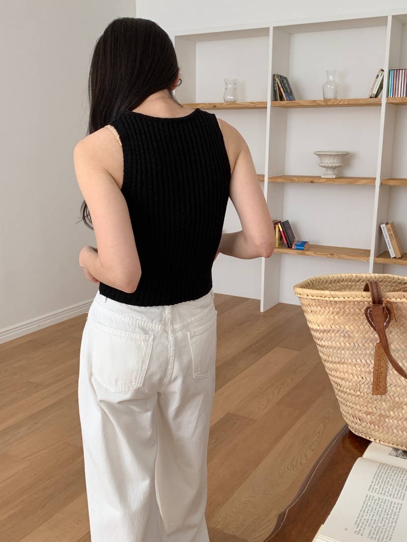 DARLUZ_MI直郵韓國代購㊣女裝新品熱賣25春夏時尚休閑吊帶背心DARLUZ_MI吊帶/背心