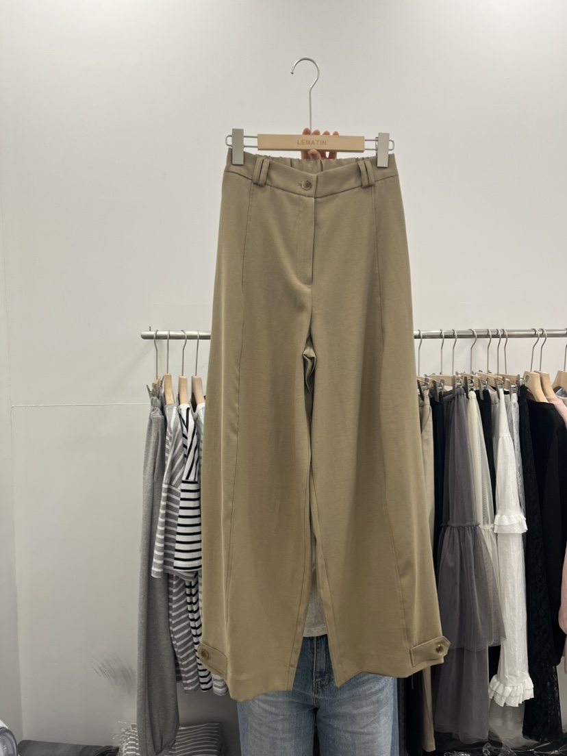 LEMATIN直郵韓國代購㊣女裝新品熱賣時尚人氣休閑25春夏休閑褲LEMATIN休閑褲