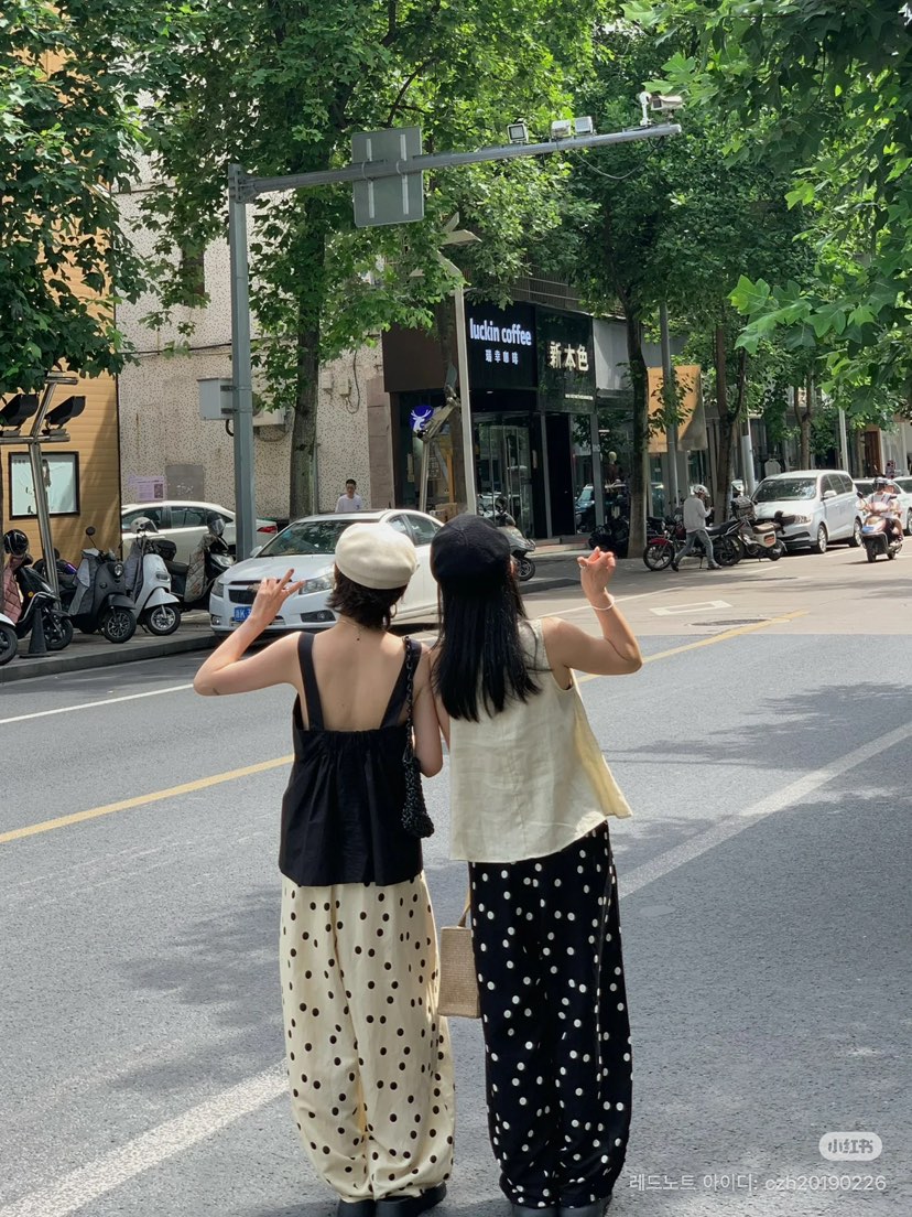ONDO-P韓國直郵㊣東大門實拍女裝新款休閑推薦25春夏休閑褲亞麻ONDO-P休閑褲