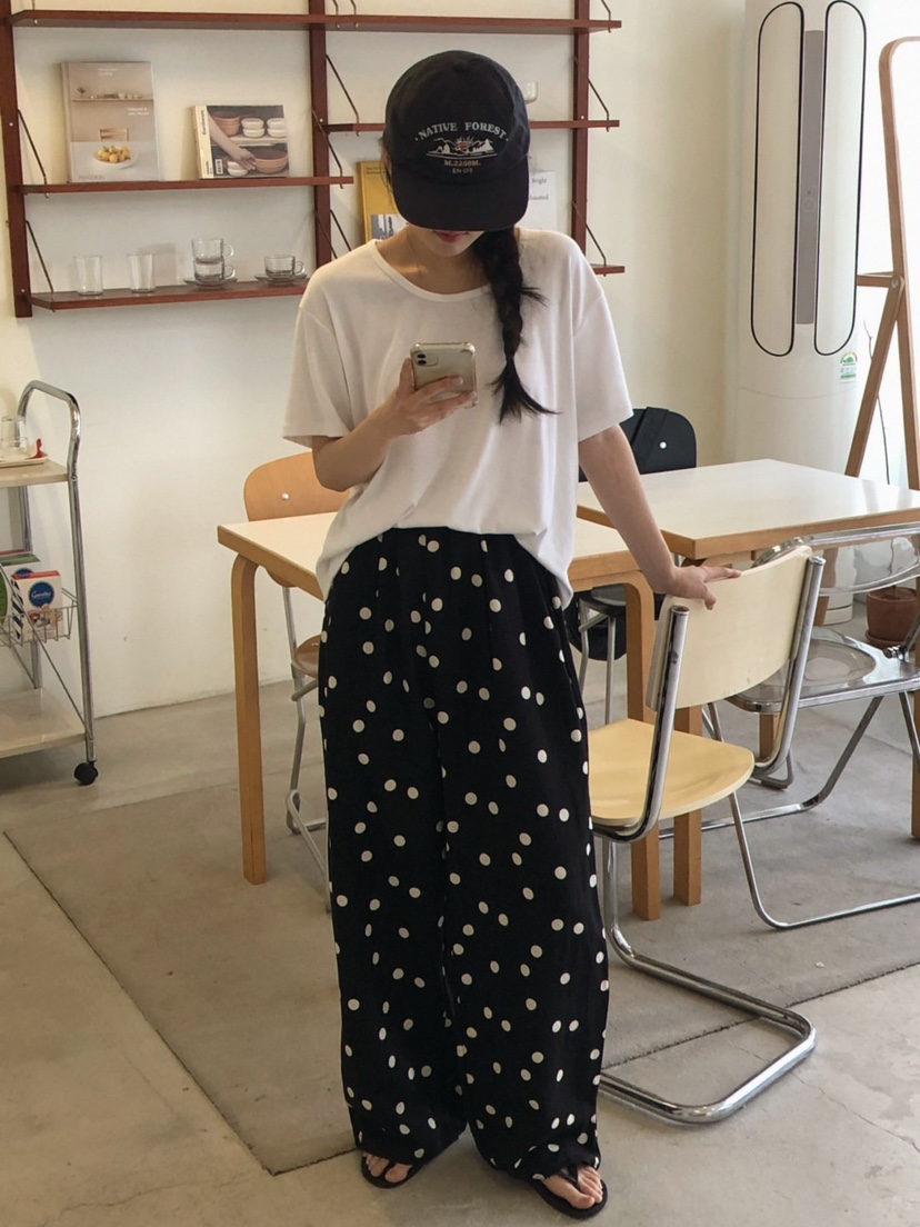 ONDO-P韓國直郵㊣東大門實拍女裝新款休閑推薦25春夏休閑褲亞麻ONDO-P休閑褲
