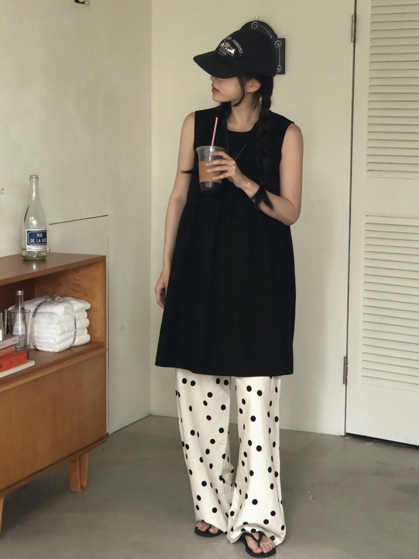 ONDO-P韓國直郵㊣東大門實拍女裝新款休閑推薦25春夏休閑褲亞麻ONDO-P休閑褲