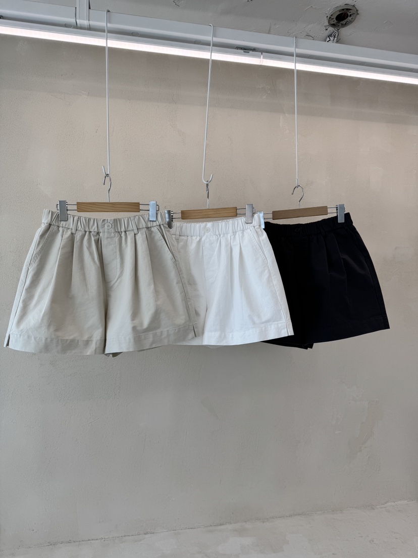 LAUNDRY直郵韓國代購㊣女裝新款人氣熱賣時尚推薦休閑短褲褶皺LAUNDRY短褲