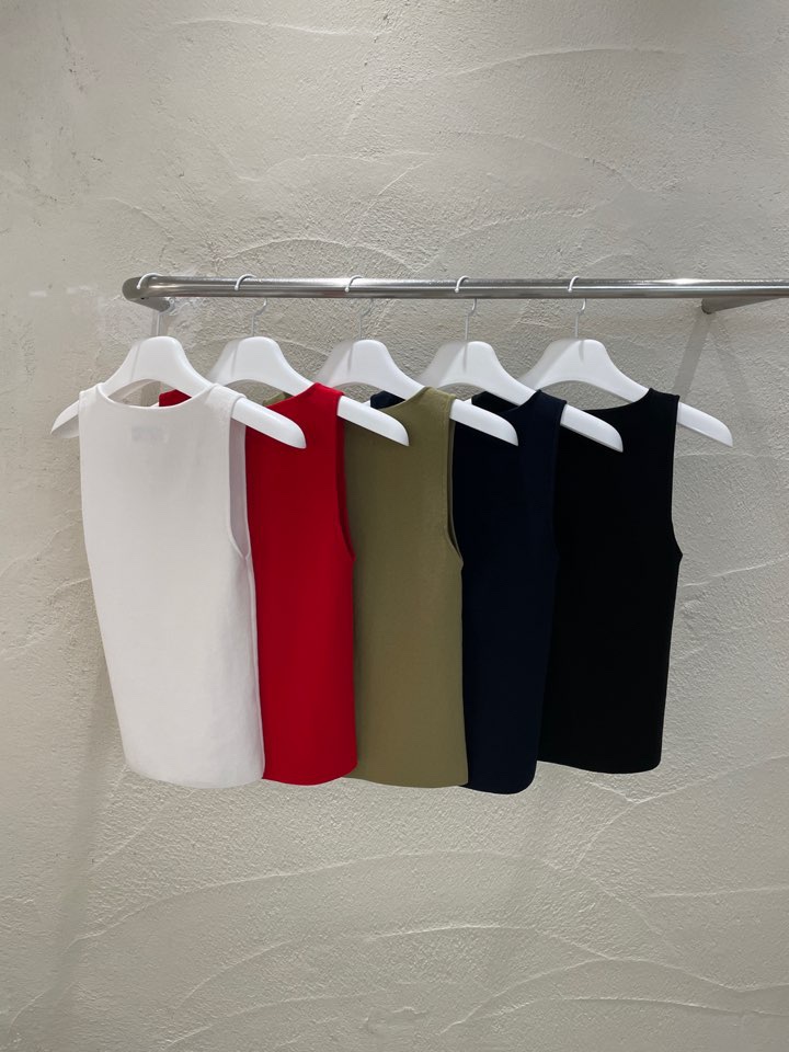 MILUI韓國直郵㊣東大門實拍女裝新品熱賣時尚25春夏吊帶背心MILUI吊帶/背心